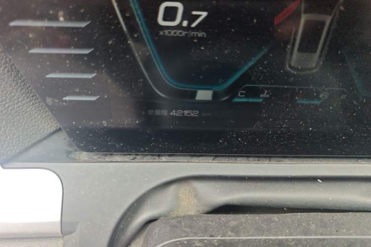 Used BYD Song Pro 2019 1.5T Automatic Elite Edition Odometer Close Up