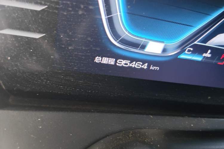 Used BYD Song Pro 2019 1.5T Automatic Prestige Model Odometer Close Up