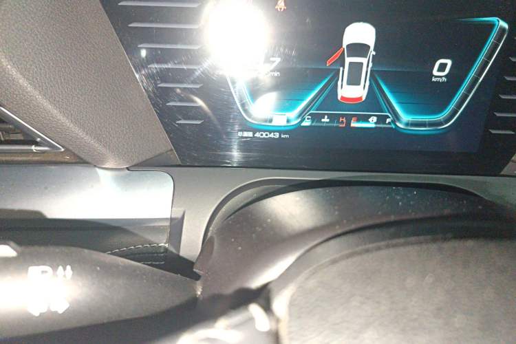 Used BYD Song Pro 2019 1.5T Automatic Elite Edition Odometer Close Up