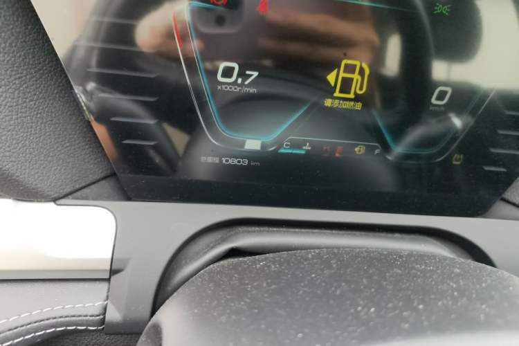 Used BYD Song Pro 2019 1.5T Automatic Luxury Model Odometer Close Up