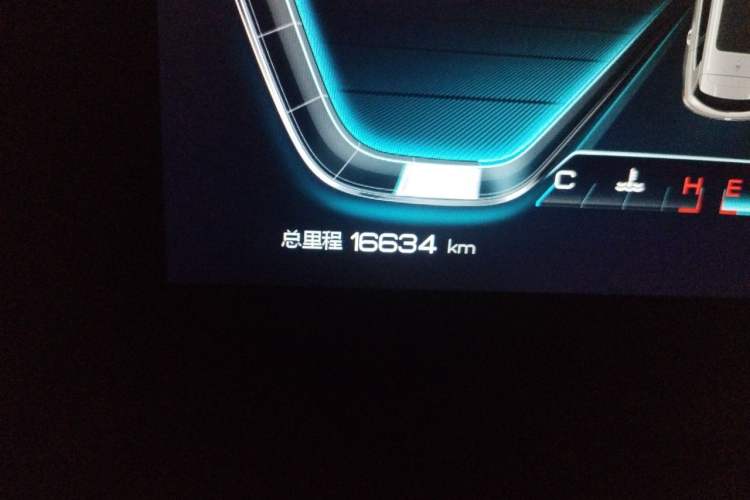 Used BYD Song Pro 2019 1.5T Automatic Elite Edition Odometer Close Up