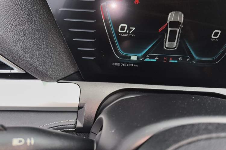 Used BYD Song Pro 2019 1.5T Automatic Elite Edition Odometer Close Up