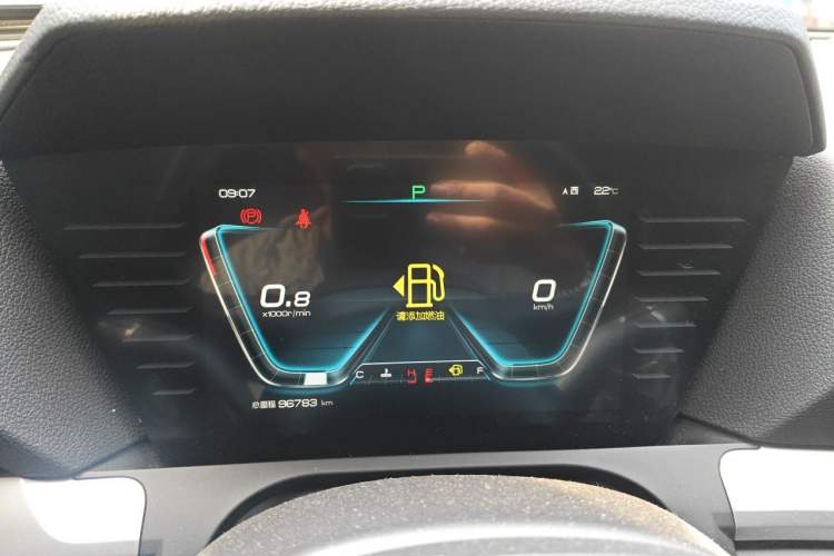 Used BYD Song Pro 2019 1.5T Automatic Elite Edition Odometer Close Up