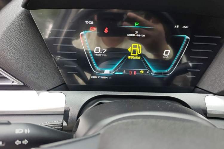 Used BYD Song Pro 2019 1.5T Automatic Elite Edition Odometer Close Up
