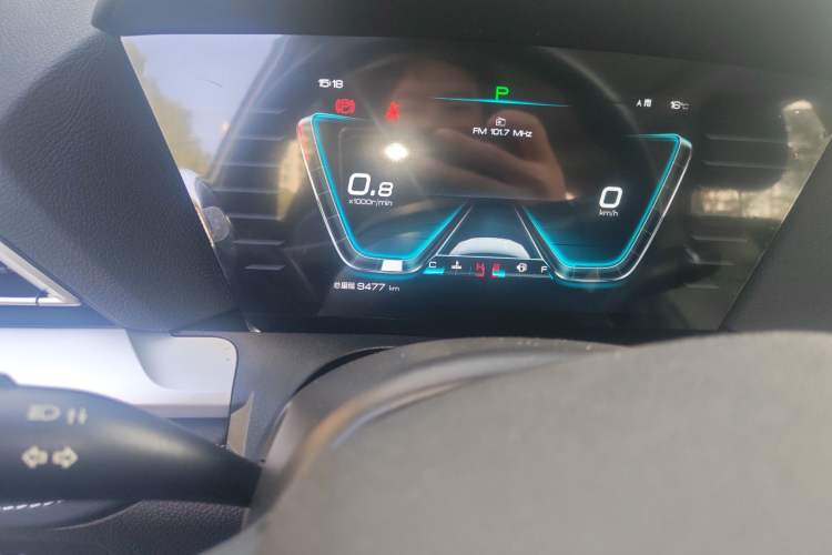 Used BYD Song Pro 2019 1.5T Automatic Luxury Model Odometer Close Up