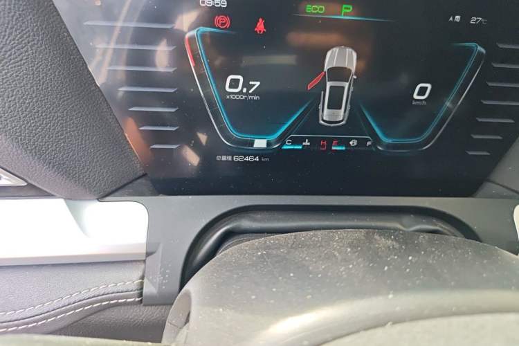 Used BYD Song Pro 2019 1.5T Automatic Elite Edition Odometer Close Up