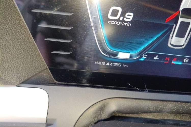 Used BYD Song Pro 2019 1.5T Automatic Luxury Model Odometer Close Up