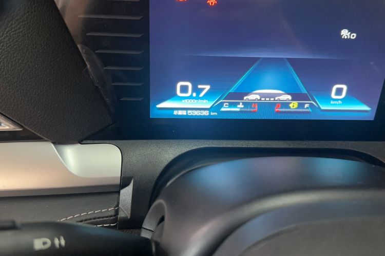 Used BYD Song Pro 2019 1.5T Automatic Luxury Model Odometer Close Up
