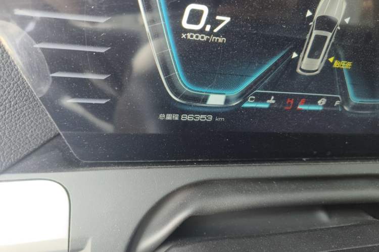 Used BYD Song Pro 2019 1.5T Automatic Elite Edition Odometer Close Up