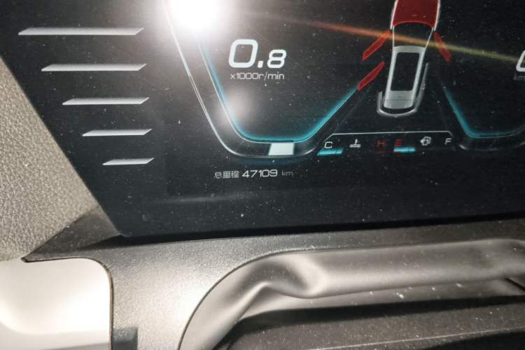 Used BYD Song Pro 2019 1.5T Automatic Luxury Model Odometer Close Up
