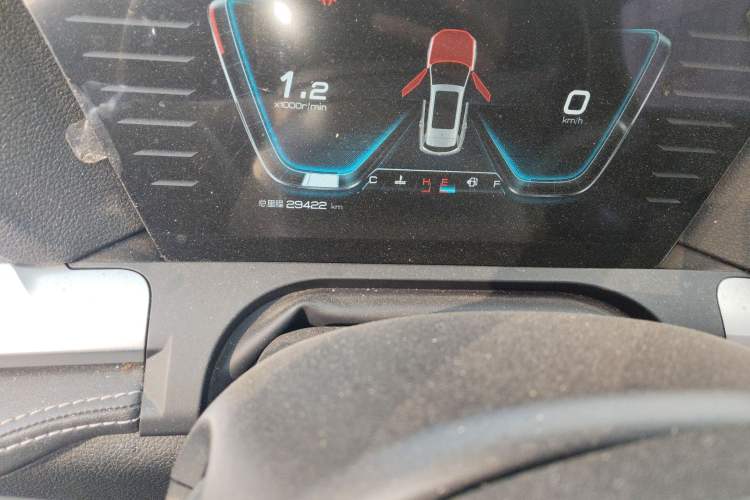 Used BYD Song Pro 2019 1.5T Automatic Elite Edition Odometer Close Up