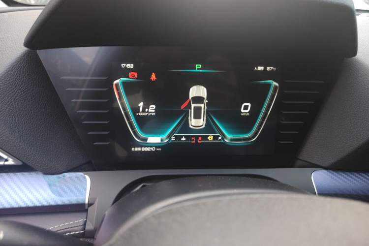 Used BYD Song Pro 2019 1.5T Automatic Elite Edition Odometer Close Up