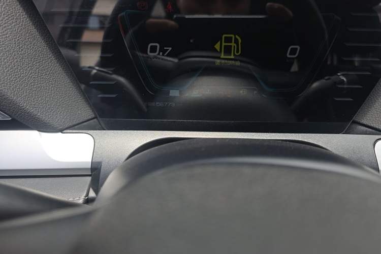 Used BYD Song Pro 2019 1.5T Automatic Luxury Model Odometer Close Up