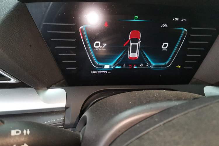Used BYD Song Pro 2019 1.5T Automatic Luxury Model Odometer Close Up