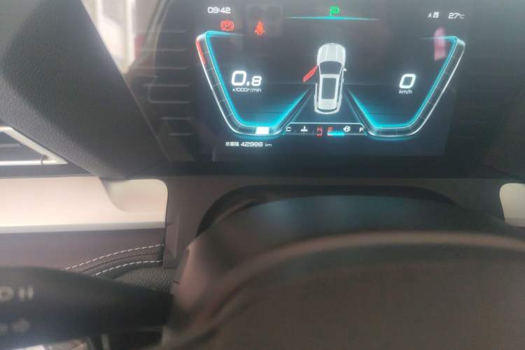 Used BYD Song Pro 2019 1.5T Automatic Prestige Model Odometer Close Up