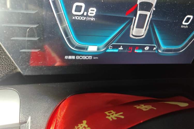Used BYD Song Pro 2019 1.5T Automatic Luxury Model Odometer Close Up