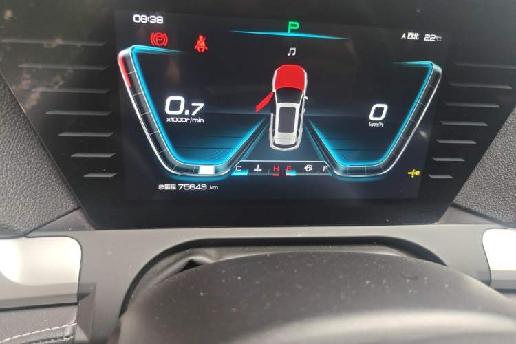 Used BYD Song Pro 2019 1.5T Automatic Elite Edition Odometer Close Up