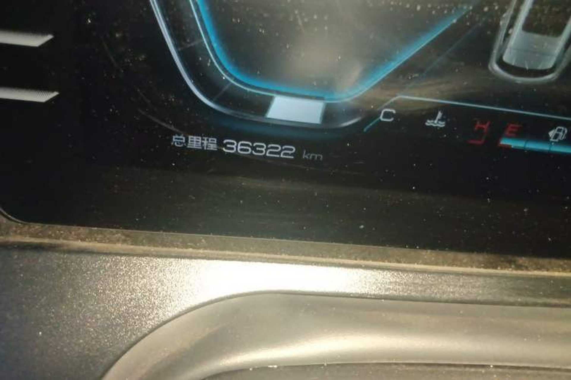 Used BYD Song Pro 2019 1.5T Automatic Elite Edition Odometer Close Up