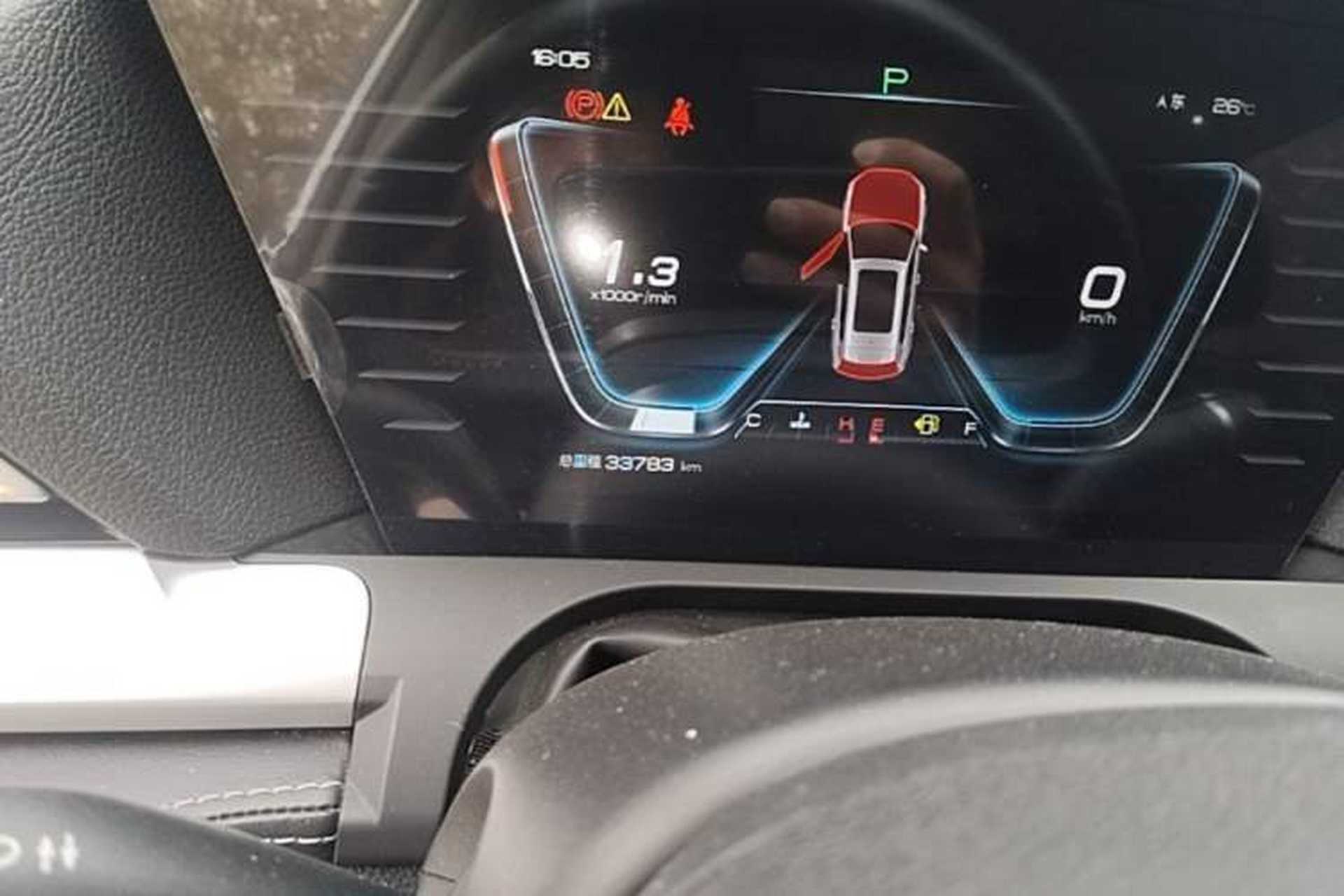 Used BYD Song Pro 2019 1.5T Automatic Elite Edition Odometer Close Up