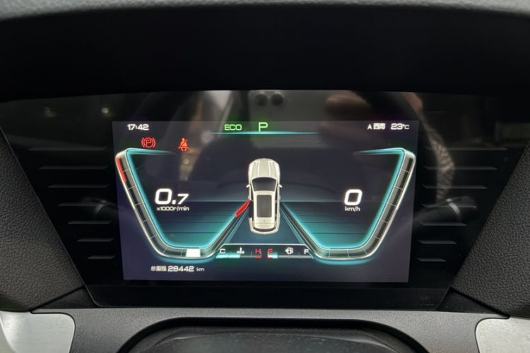 Used BYD Song Pro 2019 1.5T Automatic Elite Edition Odometer Close Up