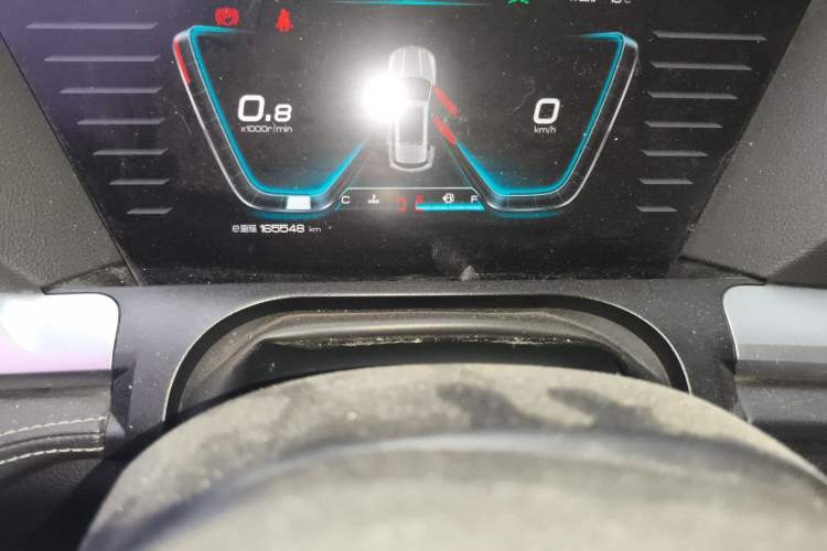 Used BYD Song Pro 2019 1.5T Automatic Elite Edition Odometer Close Up