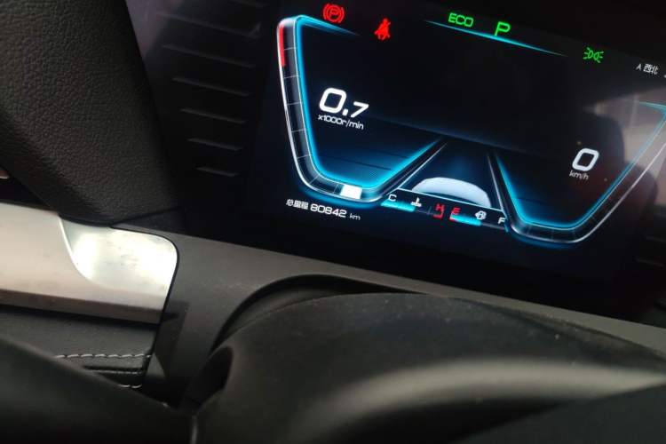 Used BYD Song Pro 2019 1.5T Automatic Luxury Model Odometer Close Up