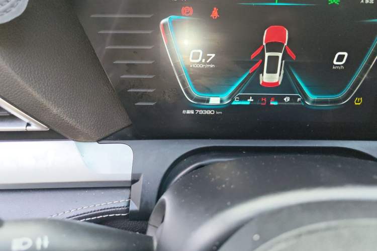 Used BYD Song Pro 2019 1.5T Automatic Elite Edition Odometer Close Up