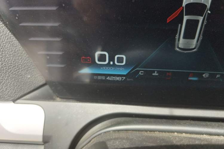 Used BYD Song Pro 2019 1.5T Automatic Elite Edition Odometer Close Up