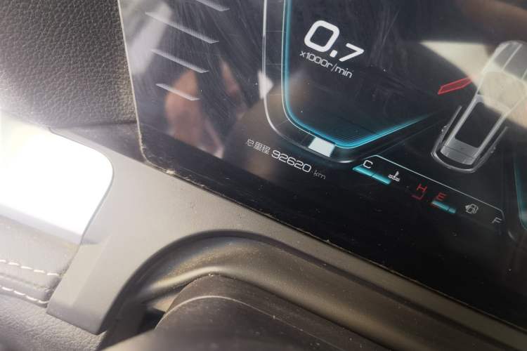 Used BYD Song Pro 2019 1.5T Automatic Elite Edition Odometer Close Up