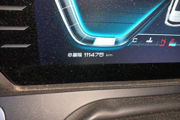 Used BYD Song Pro 2019 1.5T Automatic Luxury Model Odometer Close Up