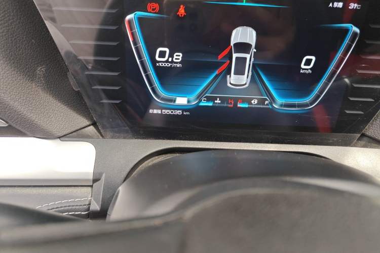 Used BYD Song Pro 2019 1.5T Automatic Elite Edition Odometer Close Up