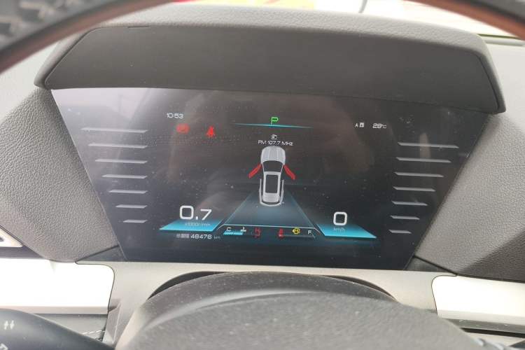 Used BYD Song Pro 2019 1.5T Automatic Luxury Model Odometer Close Up