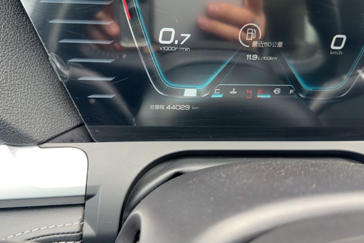 Used BYD Song Pro 2019 1.5T Automatic Elite Edition Odometer Close Up