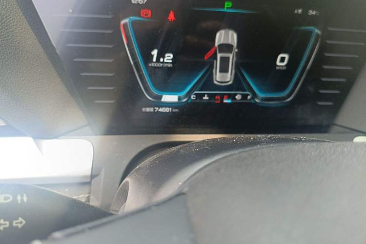 Used BYD Song Pro 2019 1.5T Automatic Elite Edition Odometer Close Up