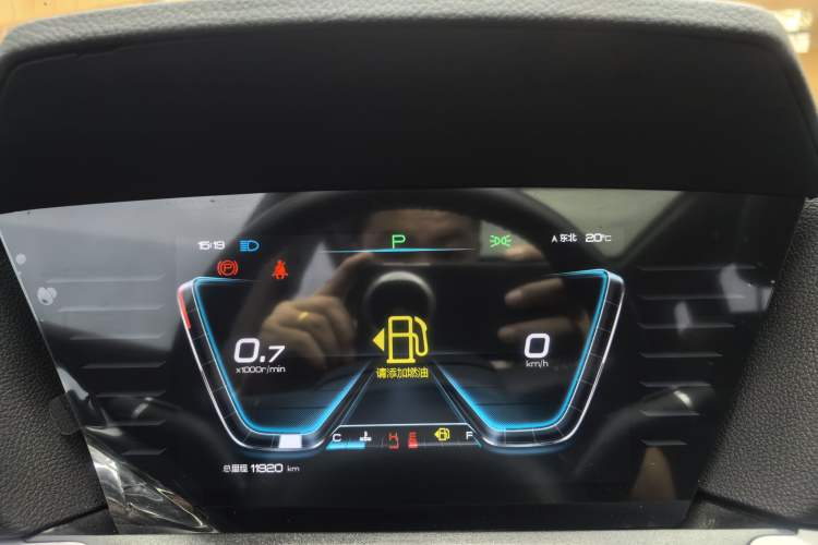 Used BYD Song Pro 2019 1.5T Automatic Elite Edition Odometer Close Up