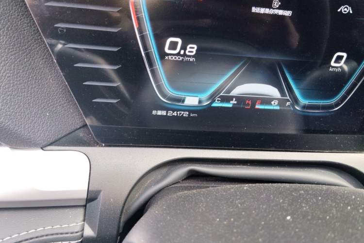 Used BYD Song Pro 2019 1.5T Automatic Prestige Model Odometer Close Up