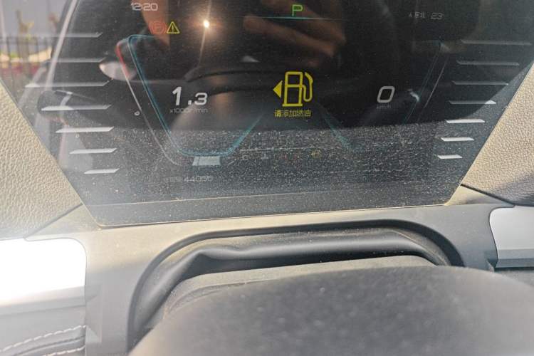 Used BYD Song Pro 2019 1.5T Automatic Luxury Model Odometer Close Up