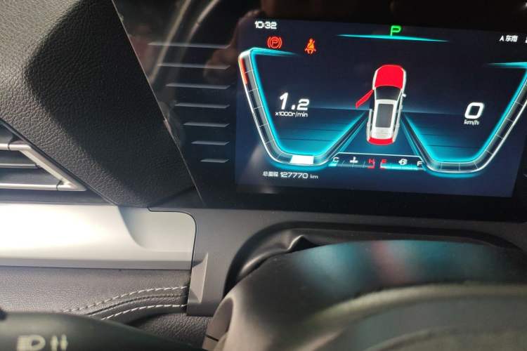 Used BYD Song Pro 2019 1.5T Automatic Luxury Model Odometer Close Up