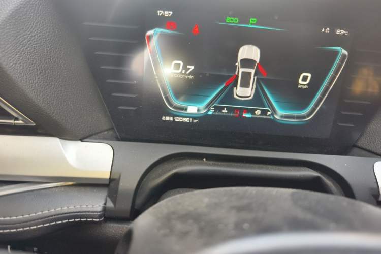 Used BYD Song Pro 2019 1.5T Automatic Luxury Model Odometer Close Up