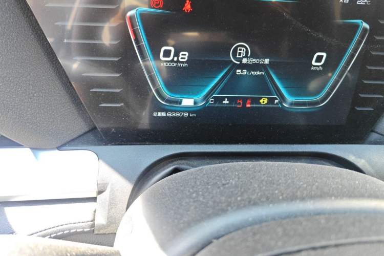 Used BYD Song Pro 2019 1.5T Automatic Luxury Model Odometer Close Up