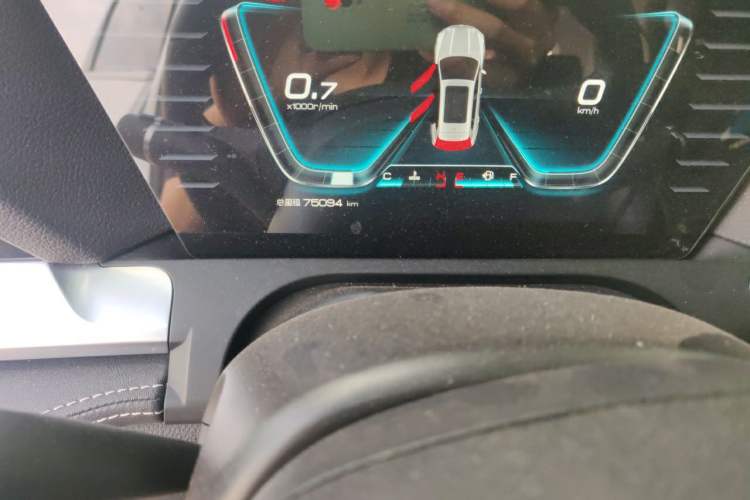Used BYD Song Pro 2019 1.5T Automatic Luxury Model Odometer Close Up