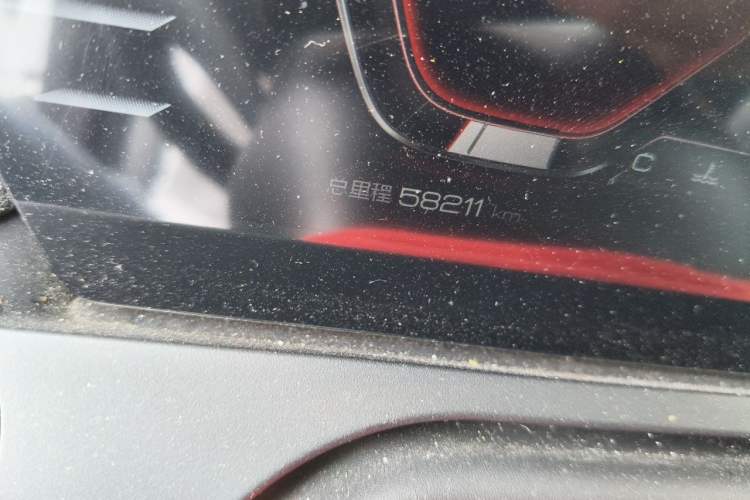 Used BYD Song Pro 2019 1.5T Automatic Elite Edition Odometer Close Up