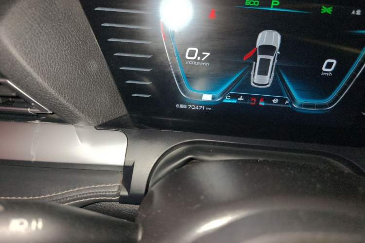 Used BYD Song Pro 2019 1.5T Automatic Luxury Model Odometer Close Up