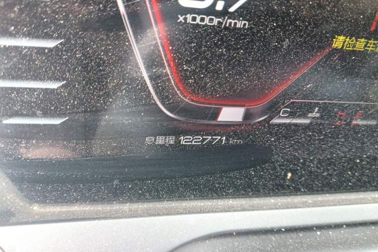 Used BYD Song Pro 2019 1.5T Automatic Prestige Model Odometer Close Up