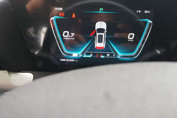 Used BYD Song Pro 2019 1.5T Automatic Elite Edition Odometer Close Up