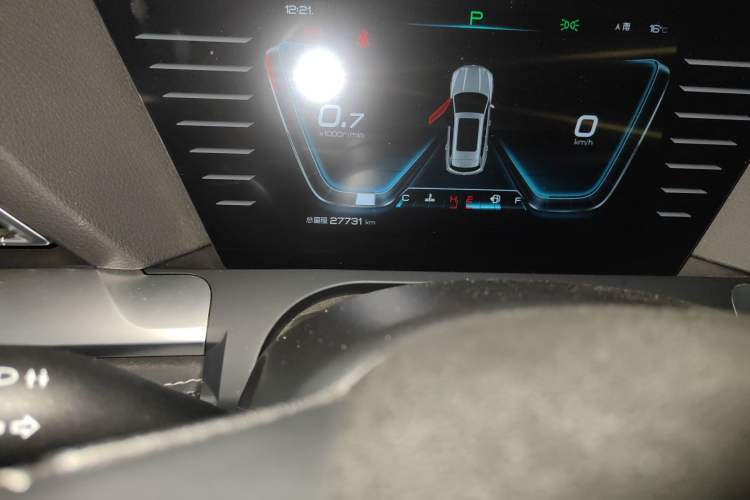 Used BYD Song Pro 2019 1.5T Automatic Elite Edition Odometer Close Up