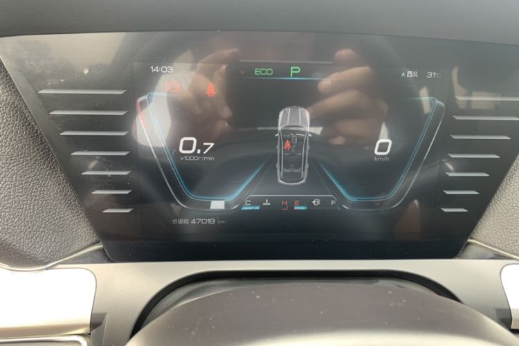 Used BYD Song Pro 2019 1.5T Automatic Elite Edition Odometer Close Up