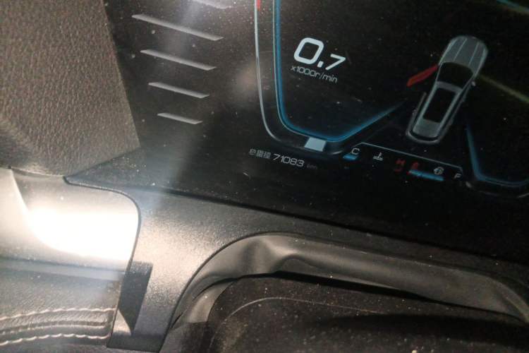 Used BYD Song Pro 2019 1.5T Automatic Elite Edition Odometer Close Up