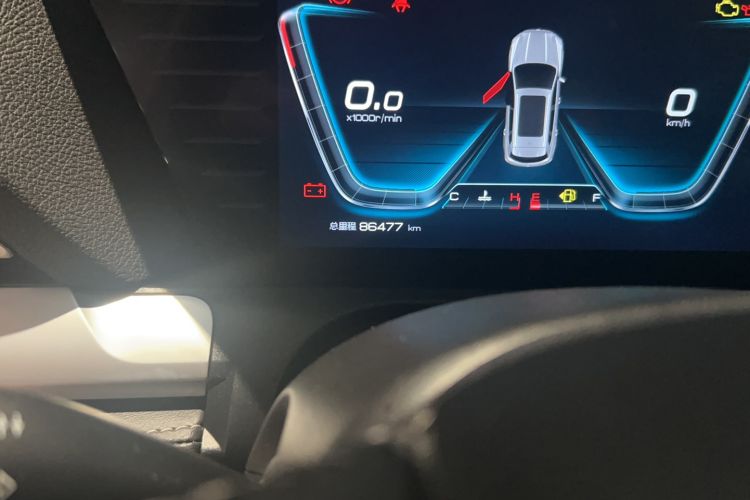 Used BYD Song Pro 2019 1.5T Automatic Elite Edition Odometer Close Up