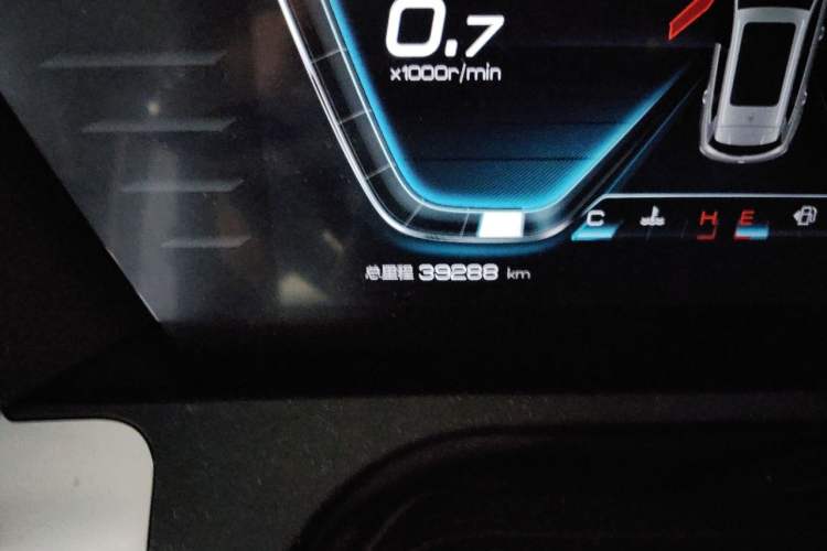 Used BYD Song Pro 2019 1.5T Automatic Luxury Model Odometer Close Up